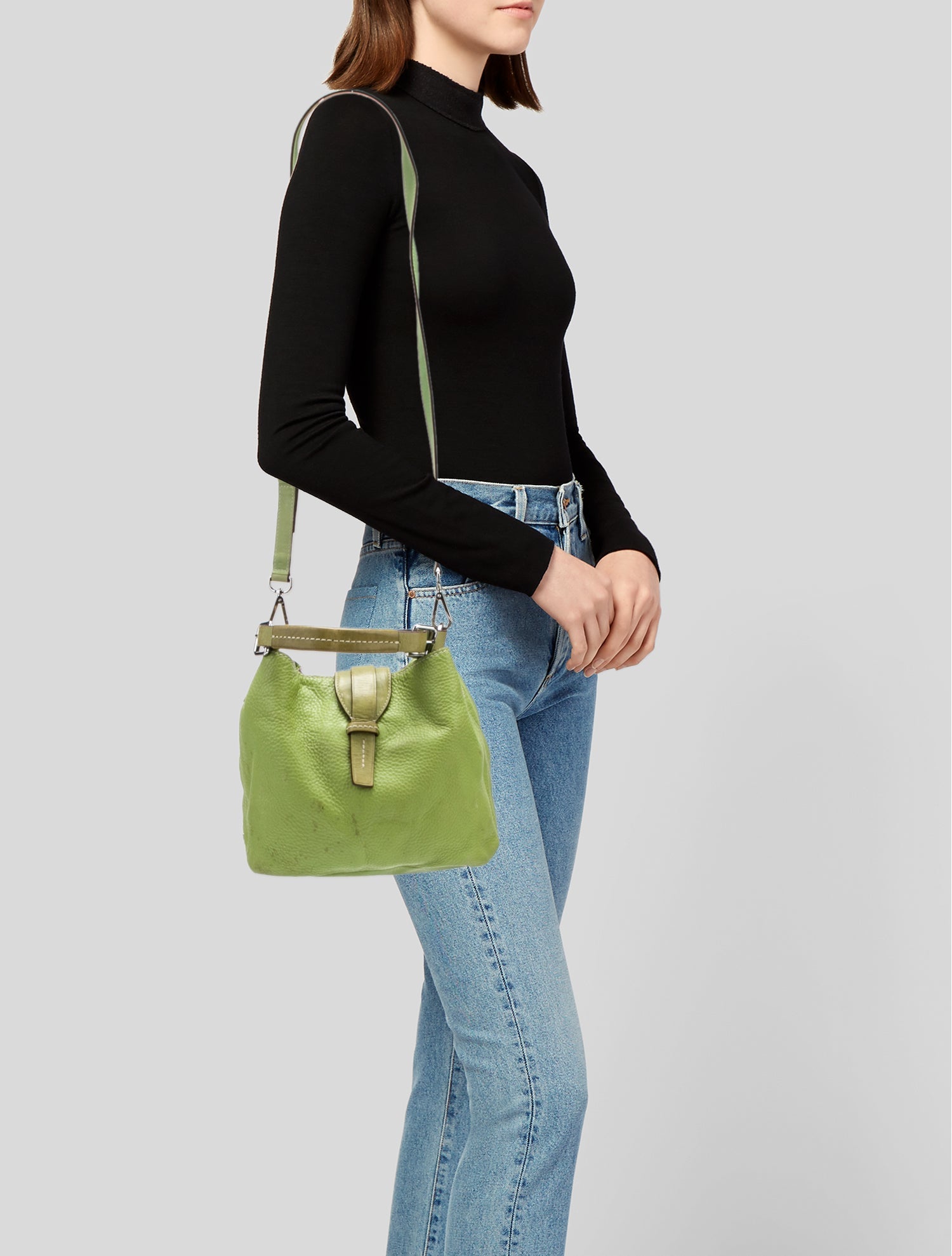 Tumi Leather Top Handle Bag