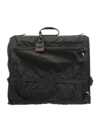 Tumi Leather-Trim Nylon Canvas Bag