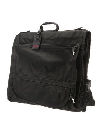 Tumi Leather-Trim Nylon Canvas Bag