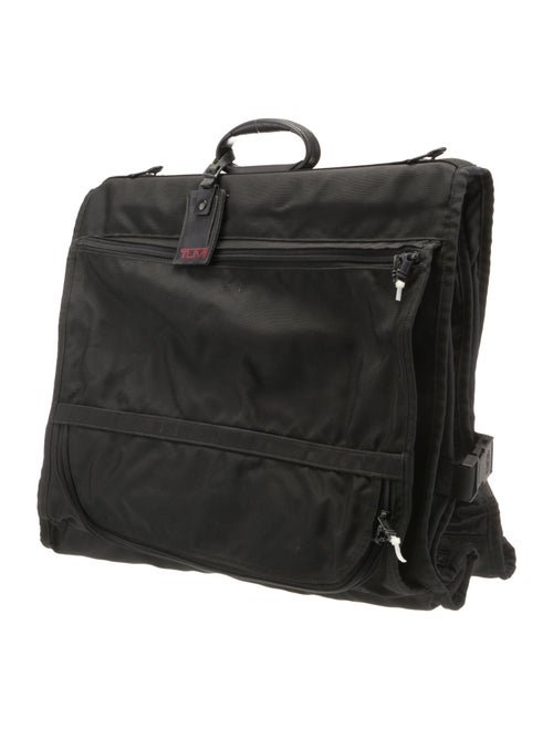 Tumi Leather-Trim Nylon Canvas Bag