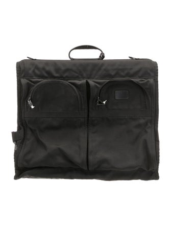 Tumi Leather-Trim Nylon Canvas Bag