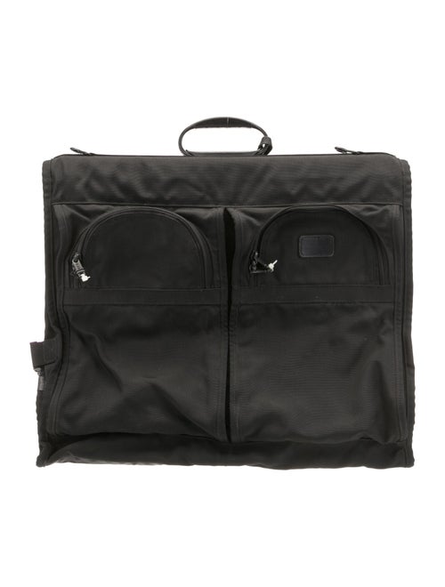 Tumi Leather-Trim Nylon Canvas Bag
