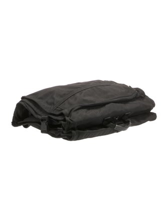 Tumi Leather-Trim Nylon Canvas Bag