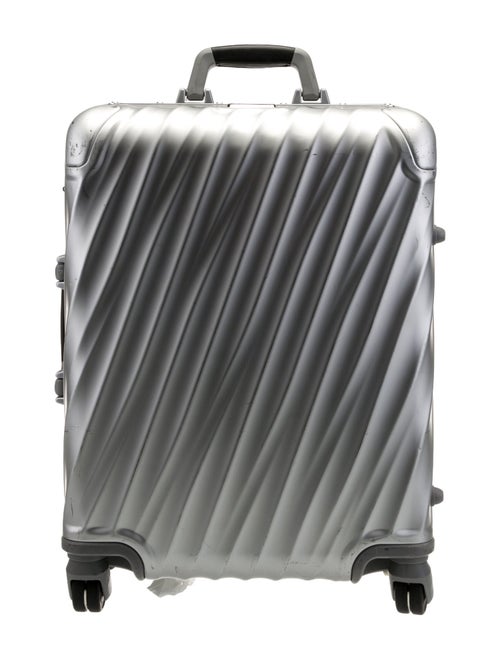 Tumi Leather-Trim Aluminum Rolling Suitcase