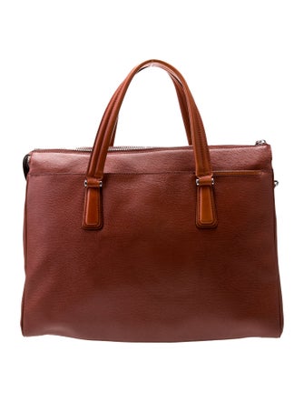 Tumi Leather Top Handle Bag