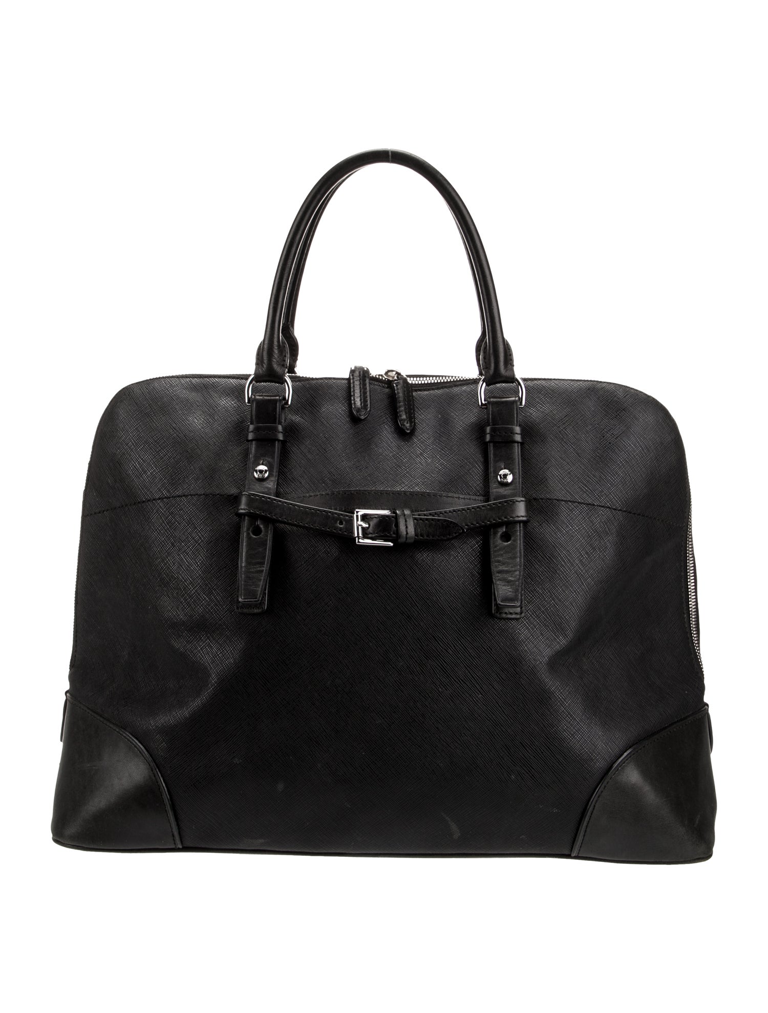 Tumi Leather Top Handle Bag