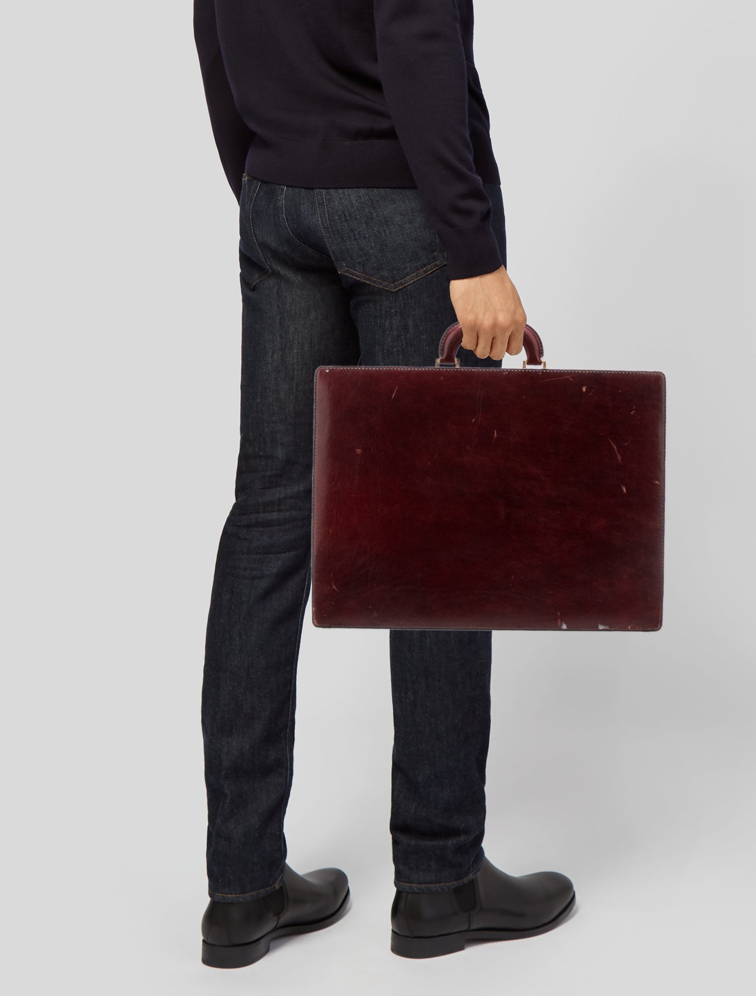 Tumi Leather Briefcase