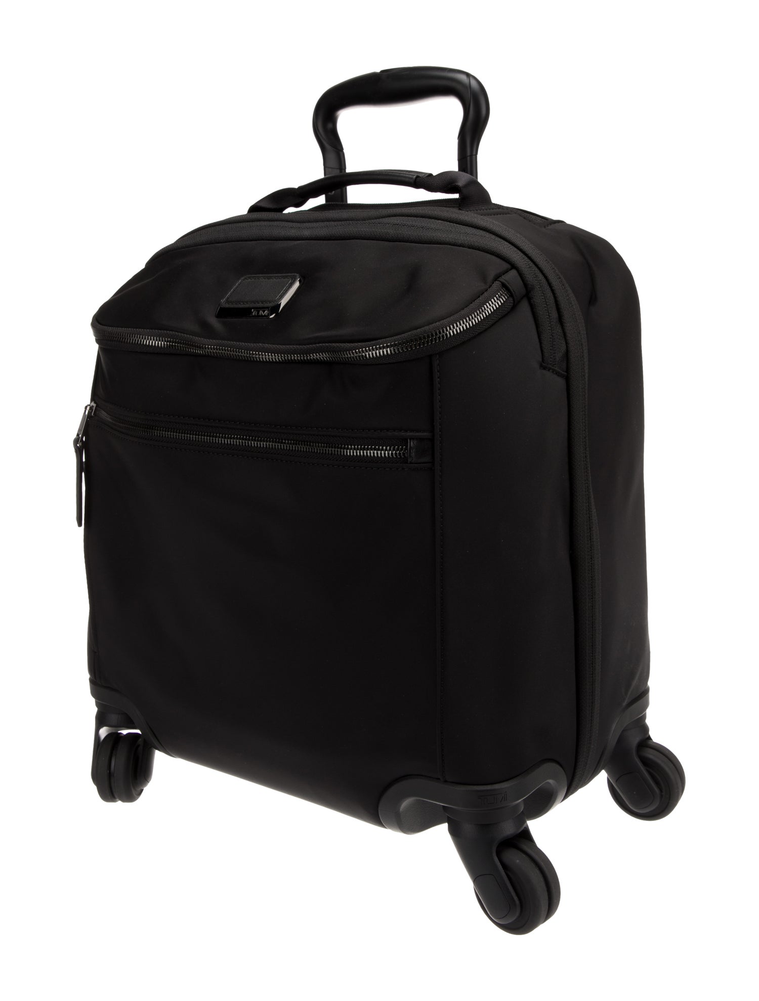 Tumi Leather-Trimmed Nylon Carry-On