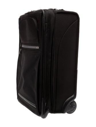Tumi canvas suitcase