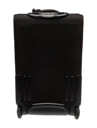 Tumi canvas suitcase