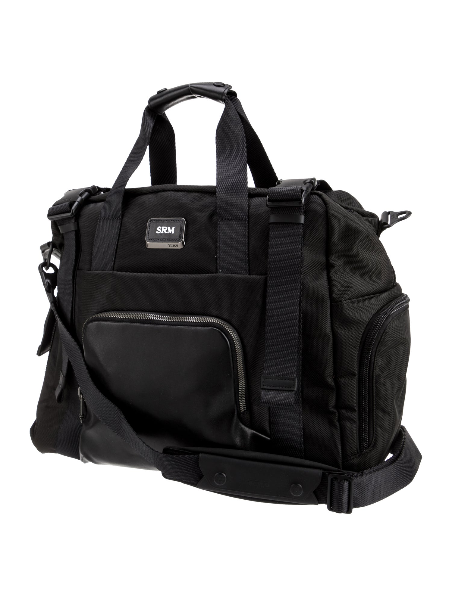 Tumi Canvas Leather Trim Carry-On Suitcase