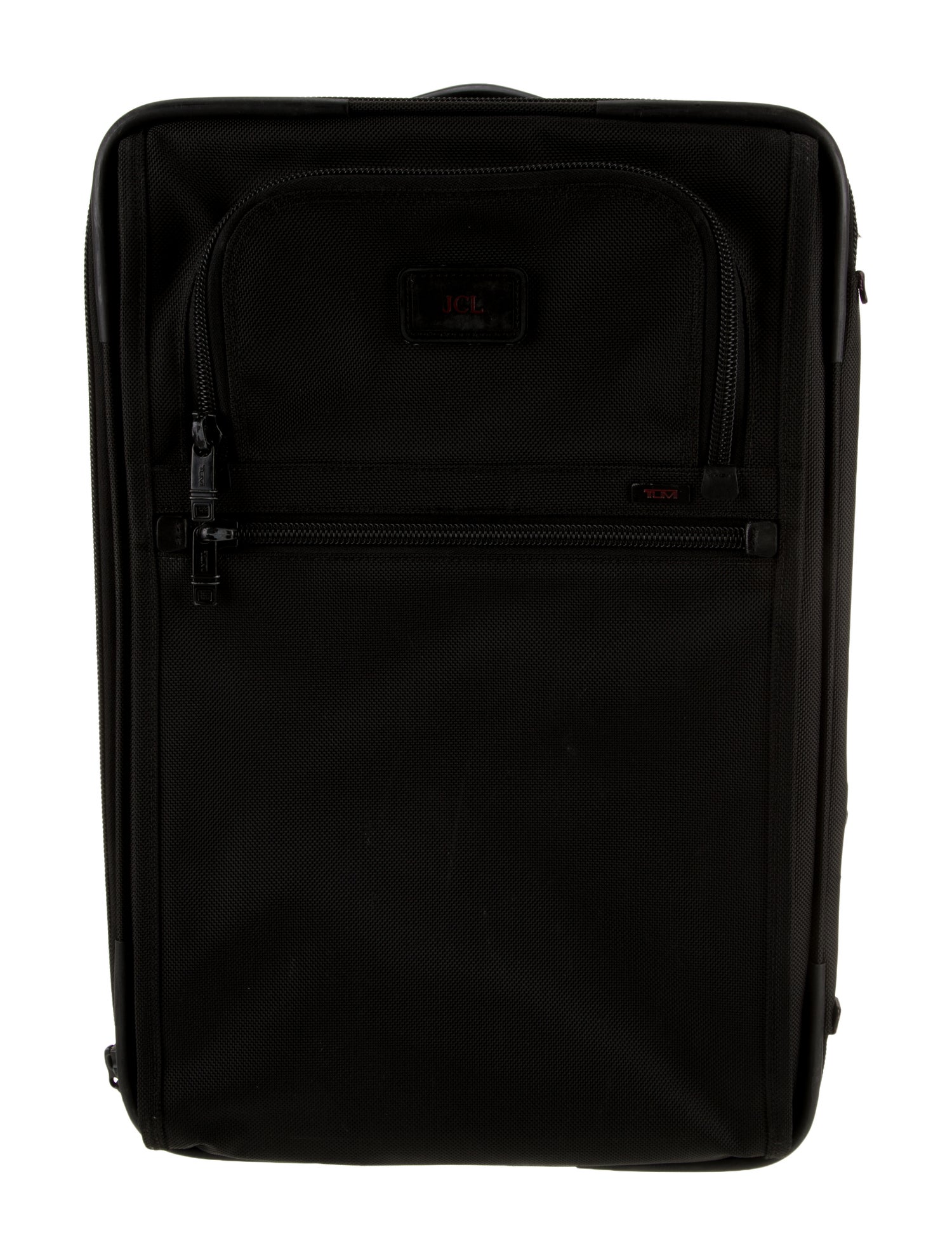 Tumi Leather-Trimmed Canvas Suitcase