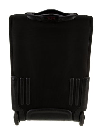 Tumi Leather-Trimmed Canvas Suitcase