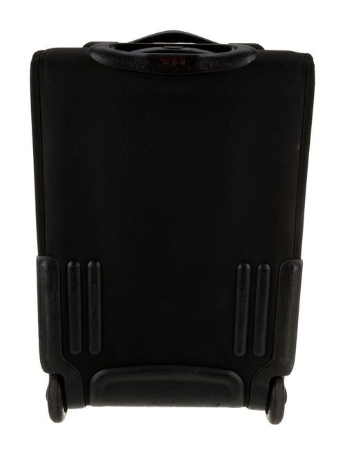 Tumi Leather-Trimmed Canvas Suitcase