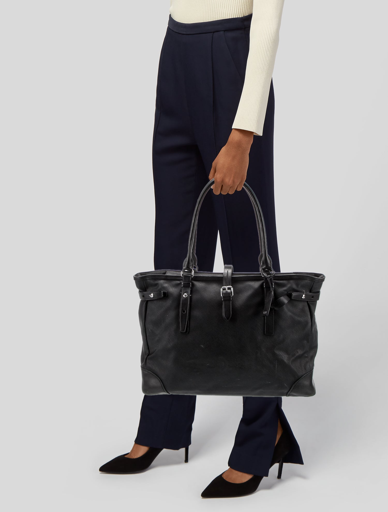 Tumi Saffiano Leather Tote