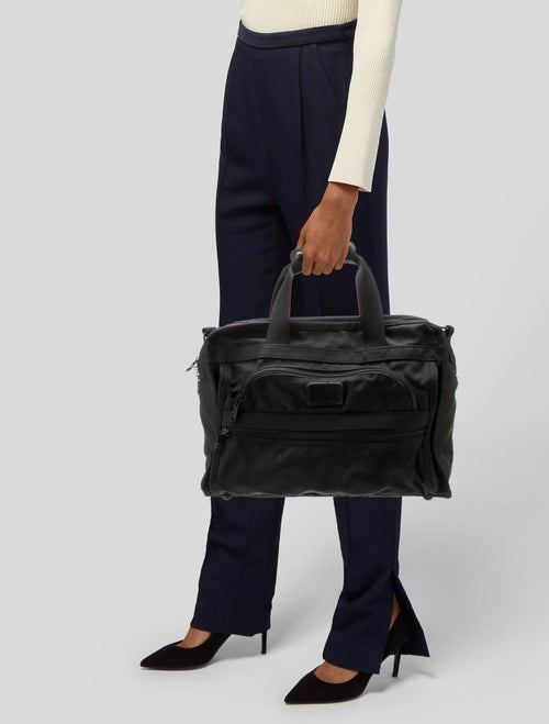 Tumi Canvas Briefcase