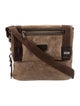 Tumi Leather Messenger Bag