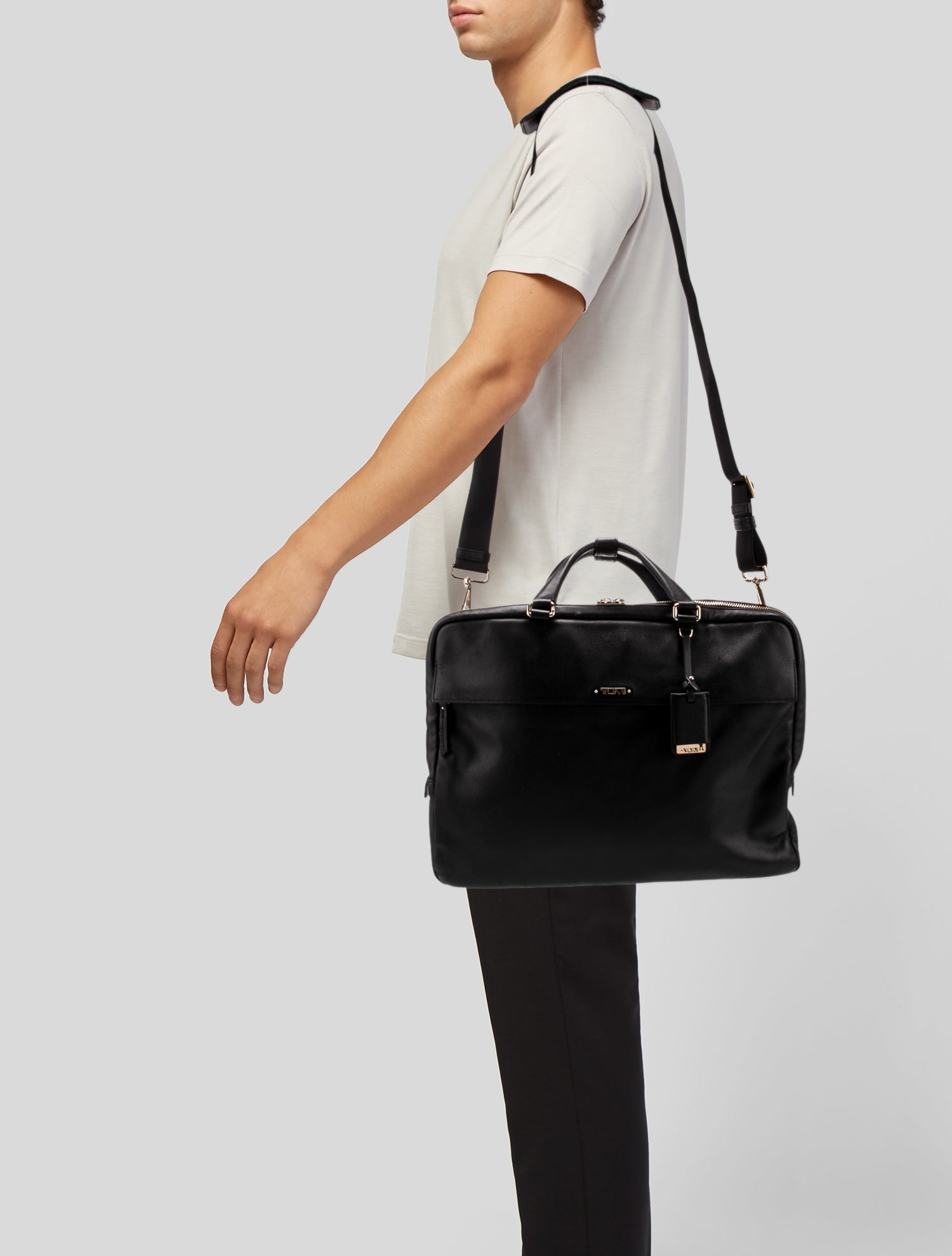 Tumi Leather Briefcase