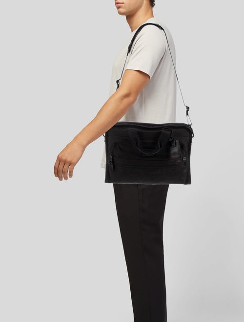 Tumi Canvas Briefcase