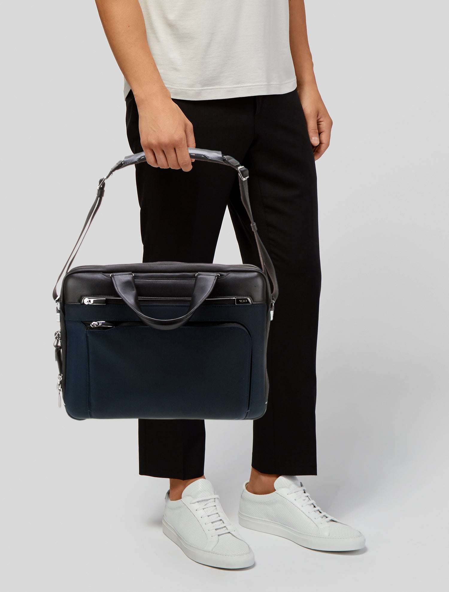 Tumi Canvas Messenger Bag