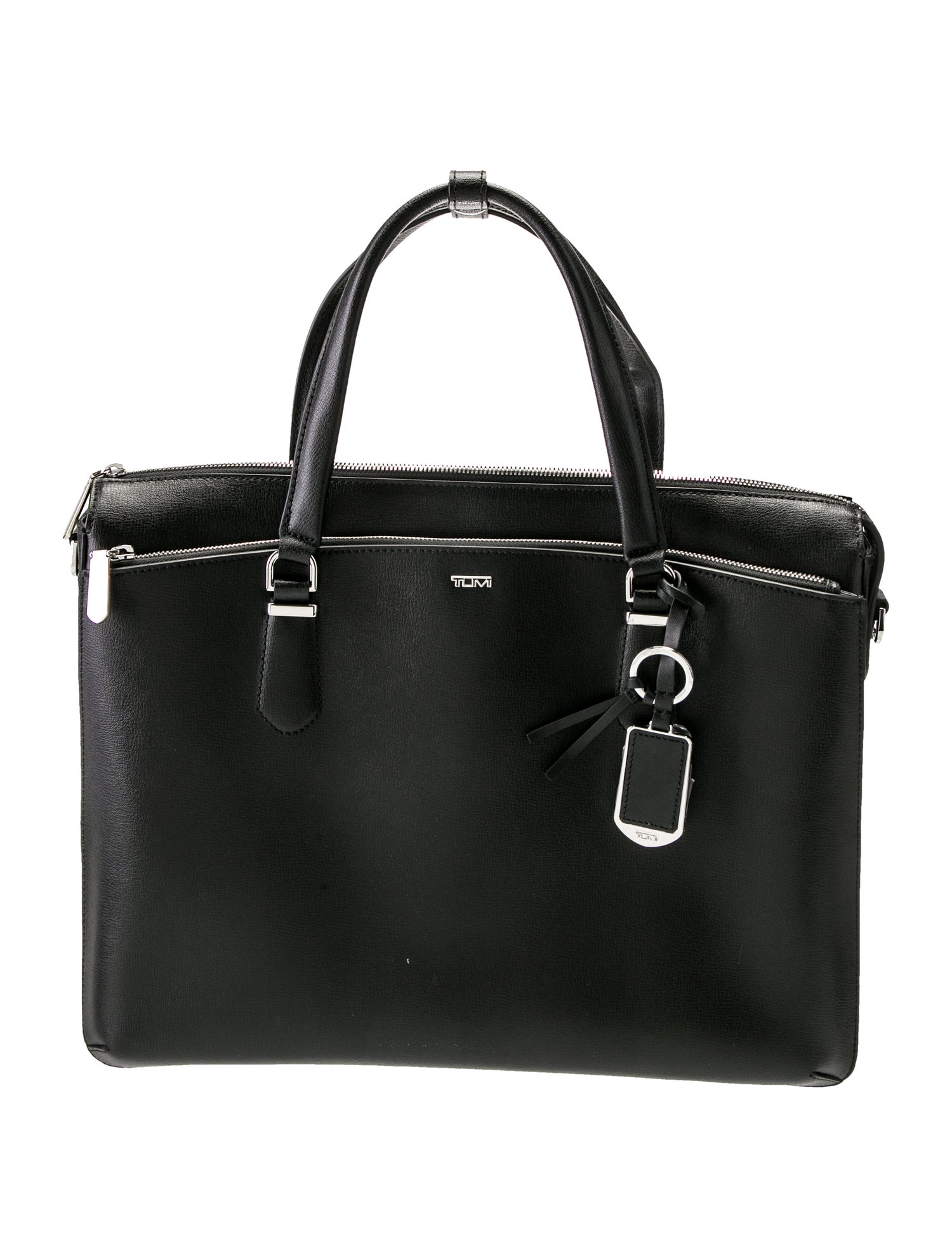 Tumi Leather Top Handle Bag
