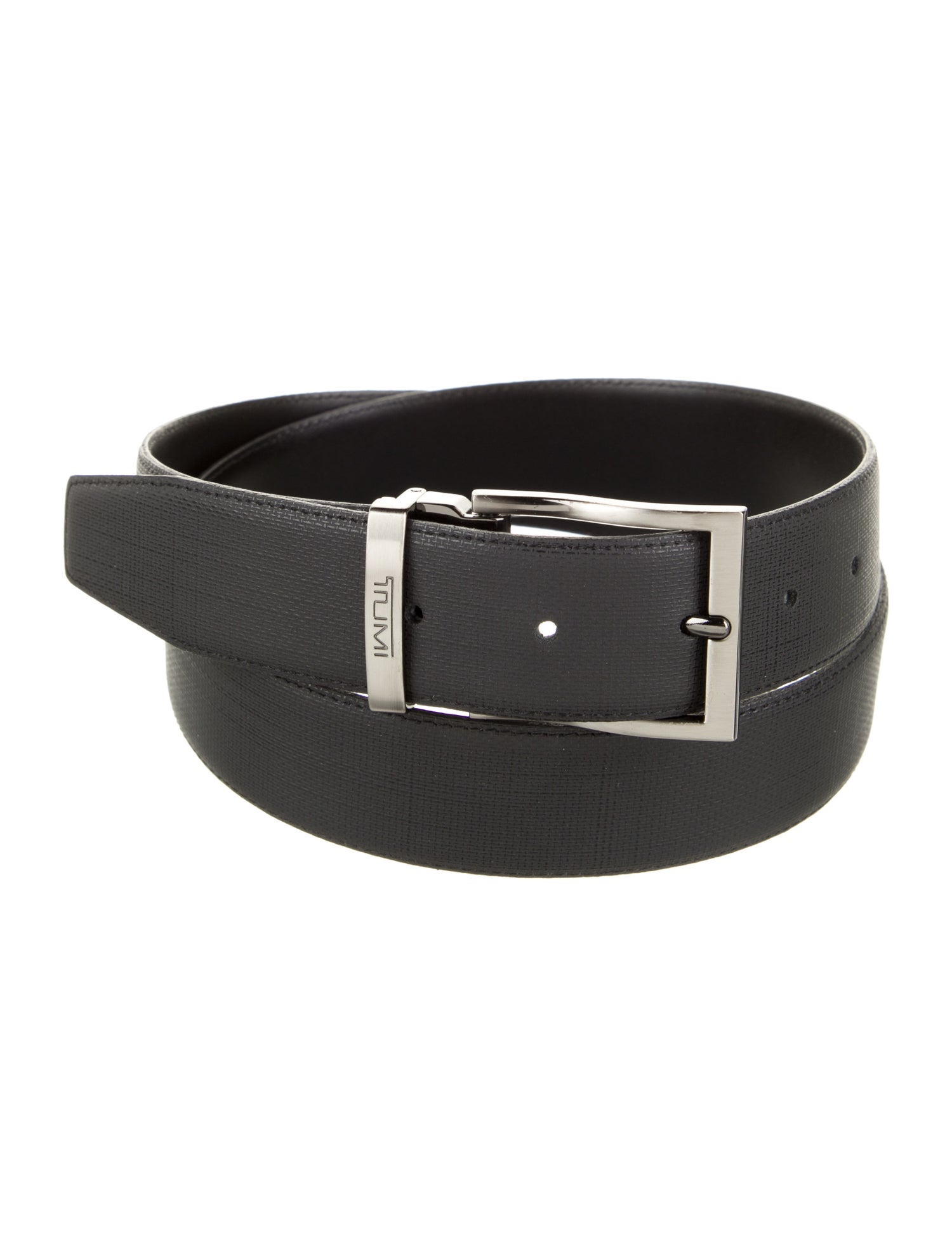 Tumi Saffiano Leather Belt