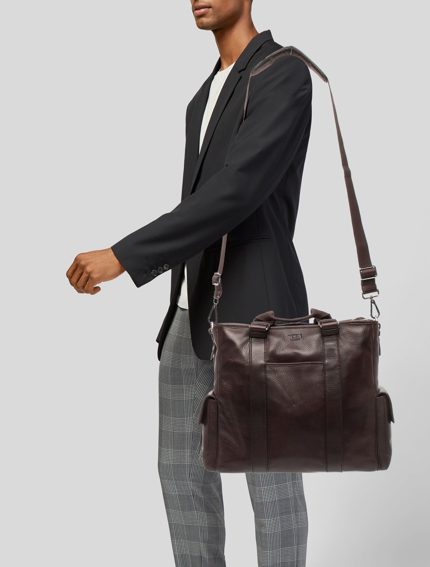 Tumi Leather Carry On