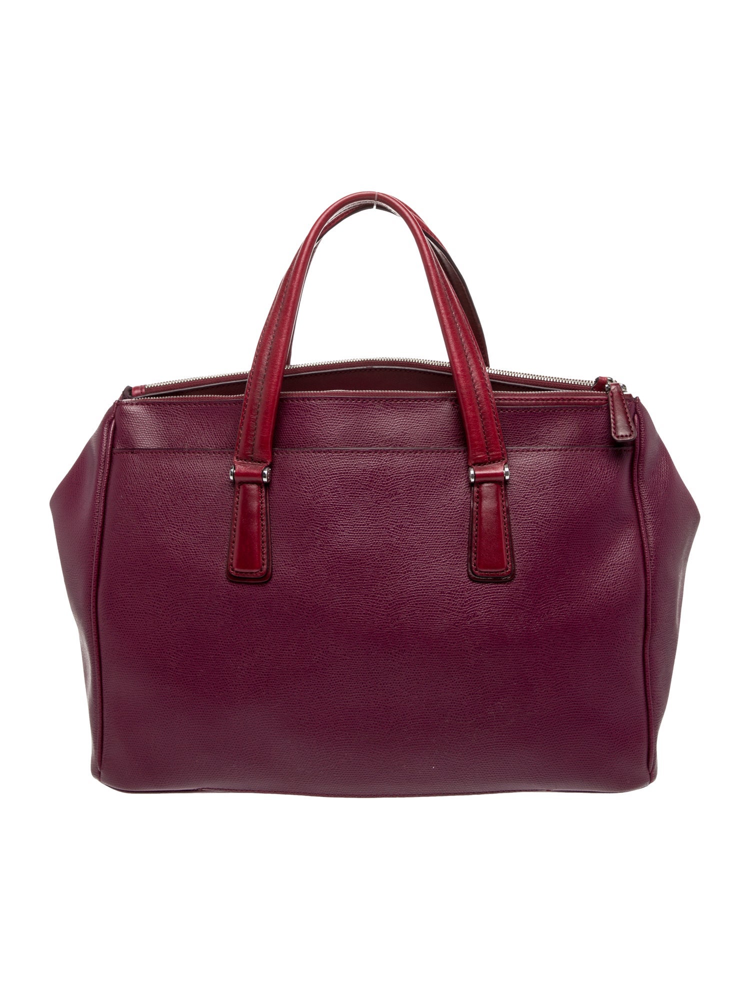Tumi Leather Top Handle Bag