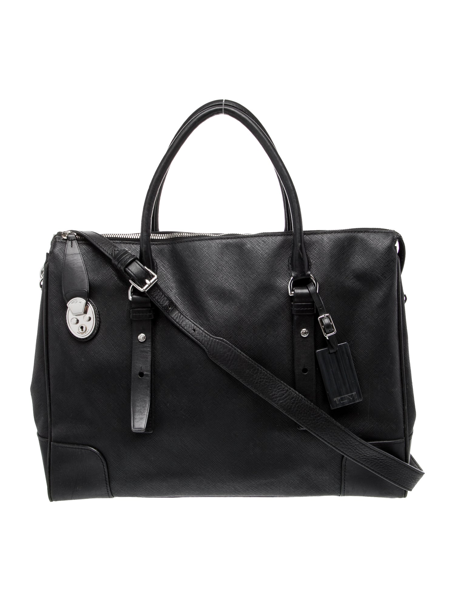Tumi Saffiano Leather Shoulder Bag