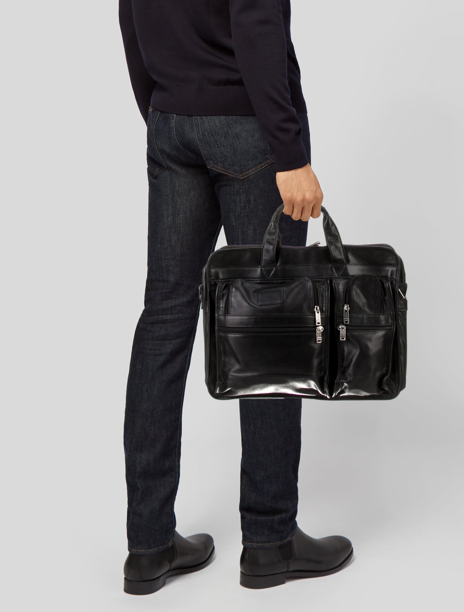 Tumi Leather Briefcase