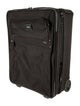 Tumi Leather Trim Canvas Suitcase