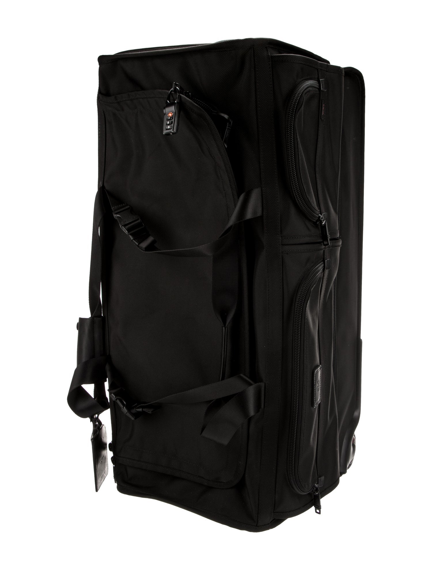 Tumi Leather-Trimmed Nylon Suitcase