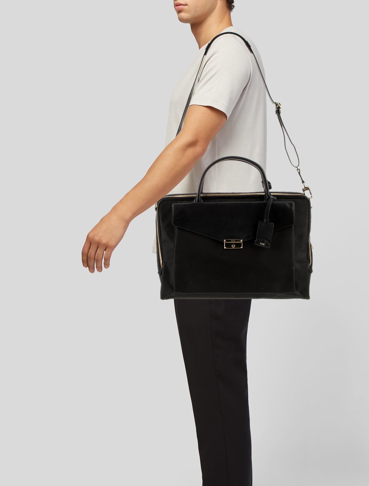 Tumi Canvas Briefcase