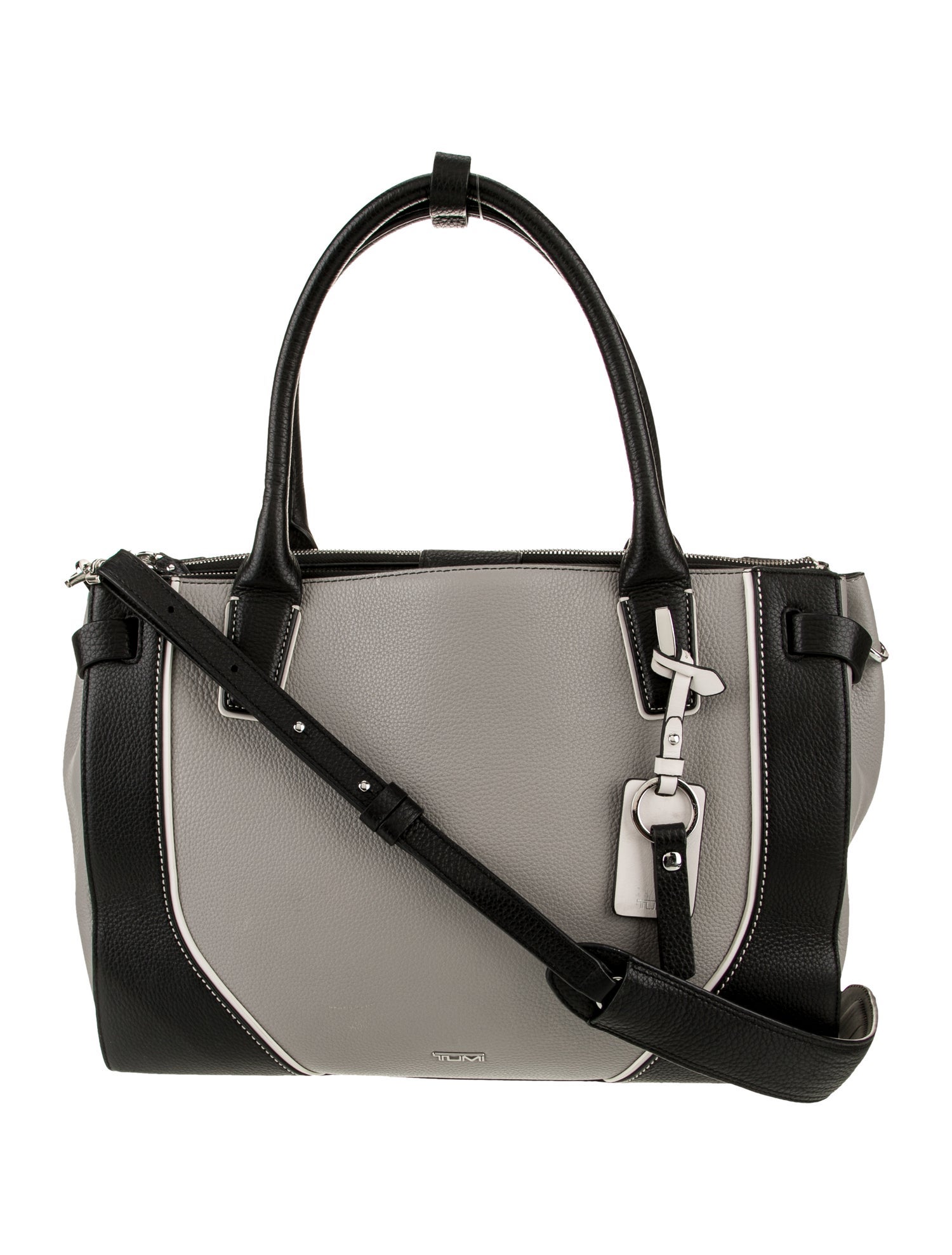 Tumi Leather Top Handle Bag