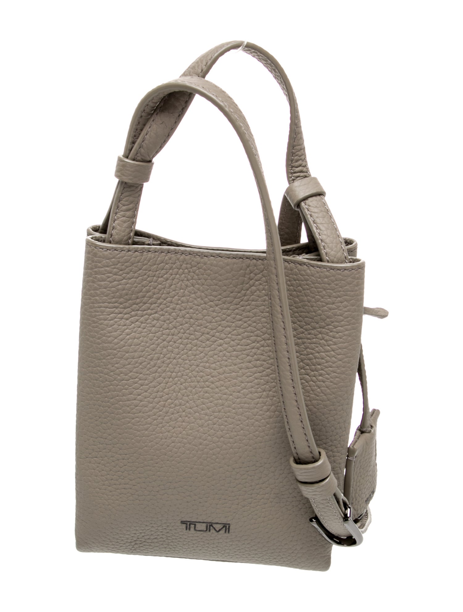 Tumi Leather Bucket Bag