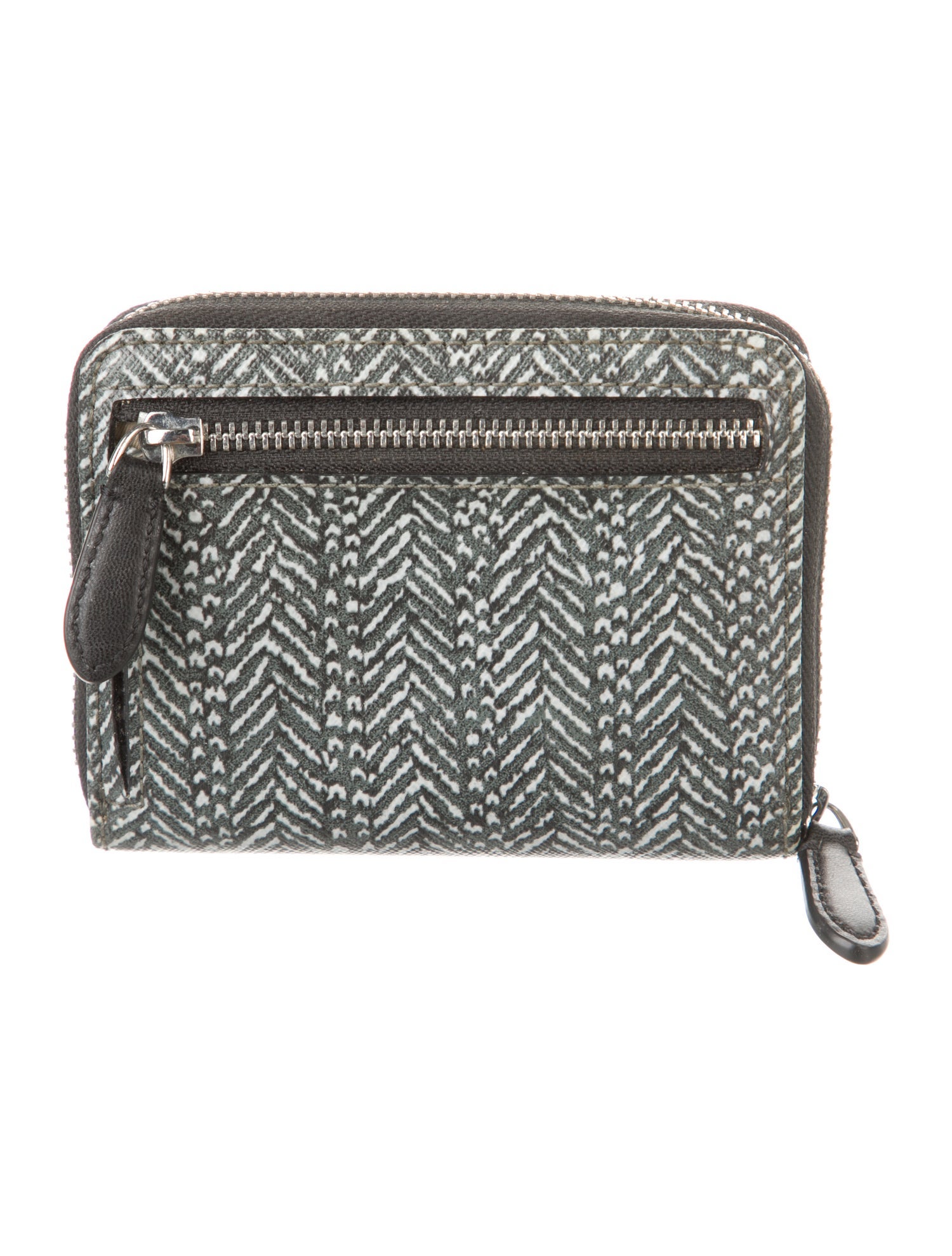Tumi Embossed Leather Printed Compact Wallet