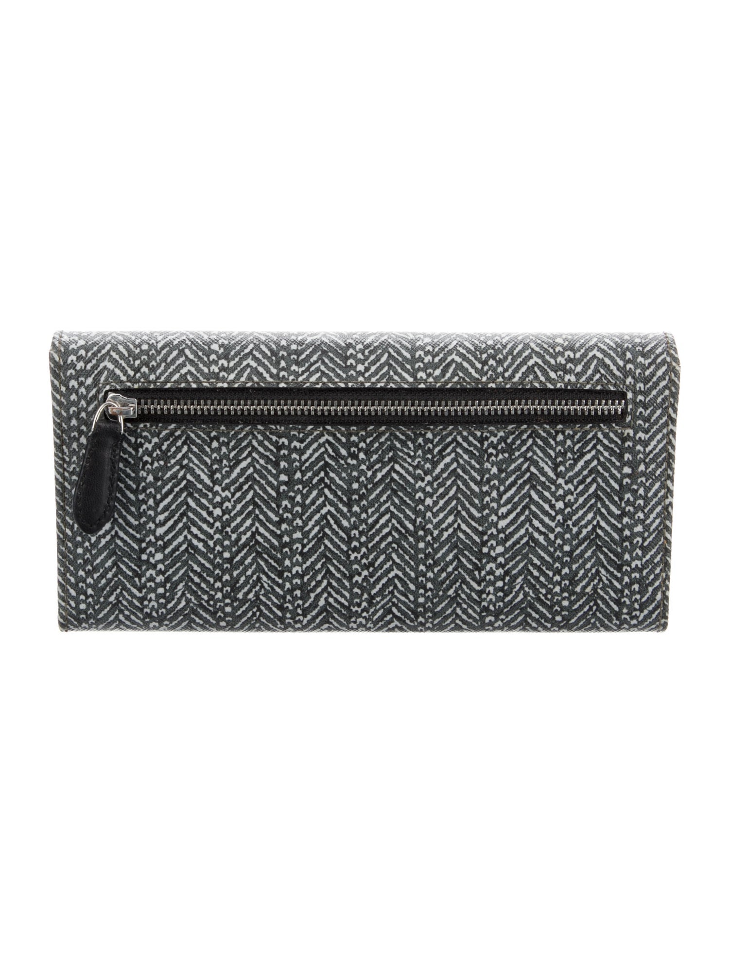 Tumi Leather Printed Continental Wallet
