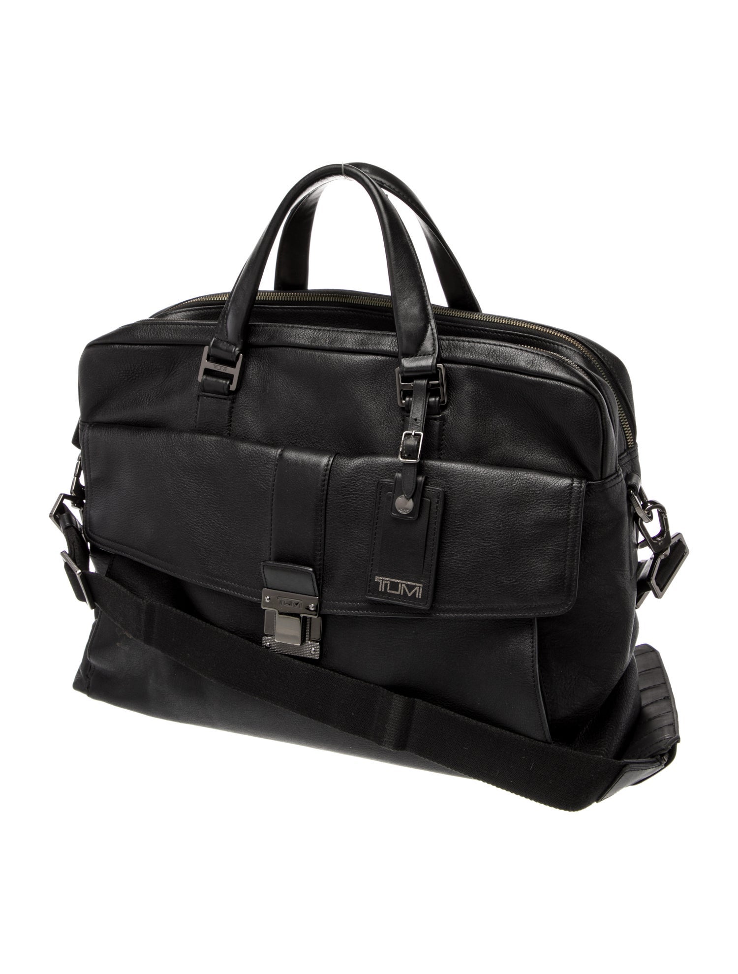 Tumi Leather Briefcase Large