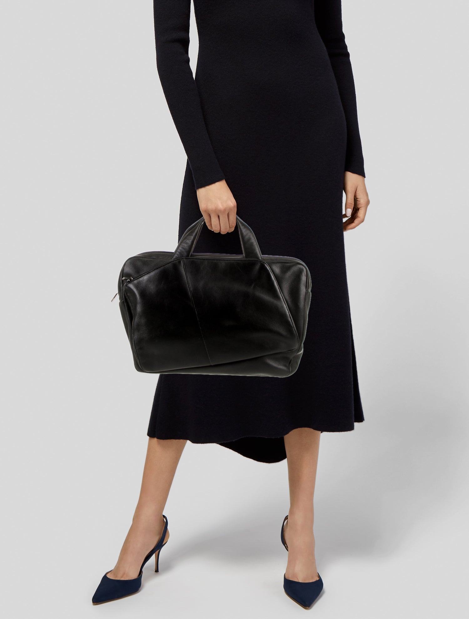 Tumi Leather Weekender Bag