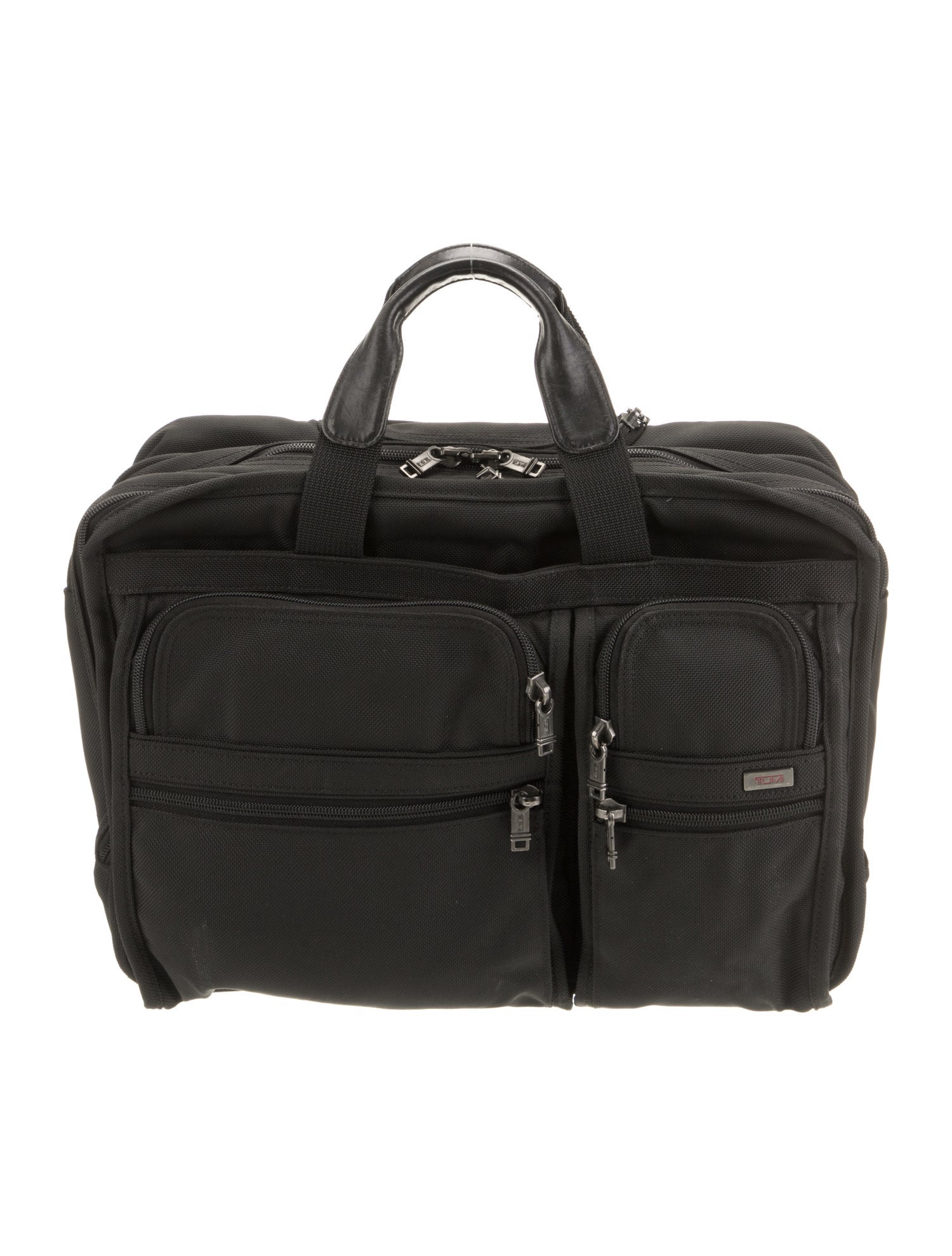 Tumi Leather Trim Canvas Carry-On