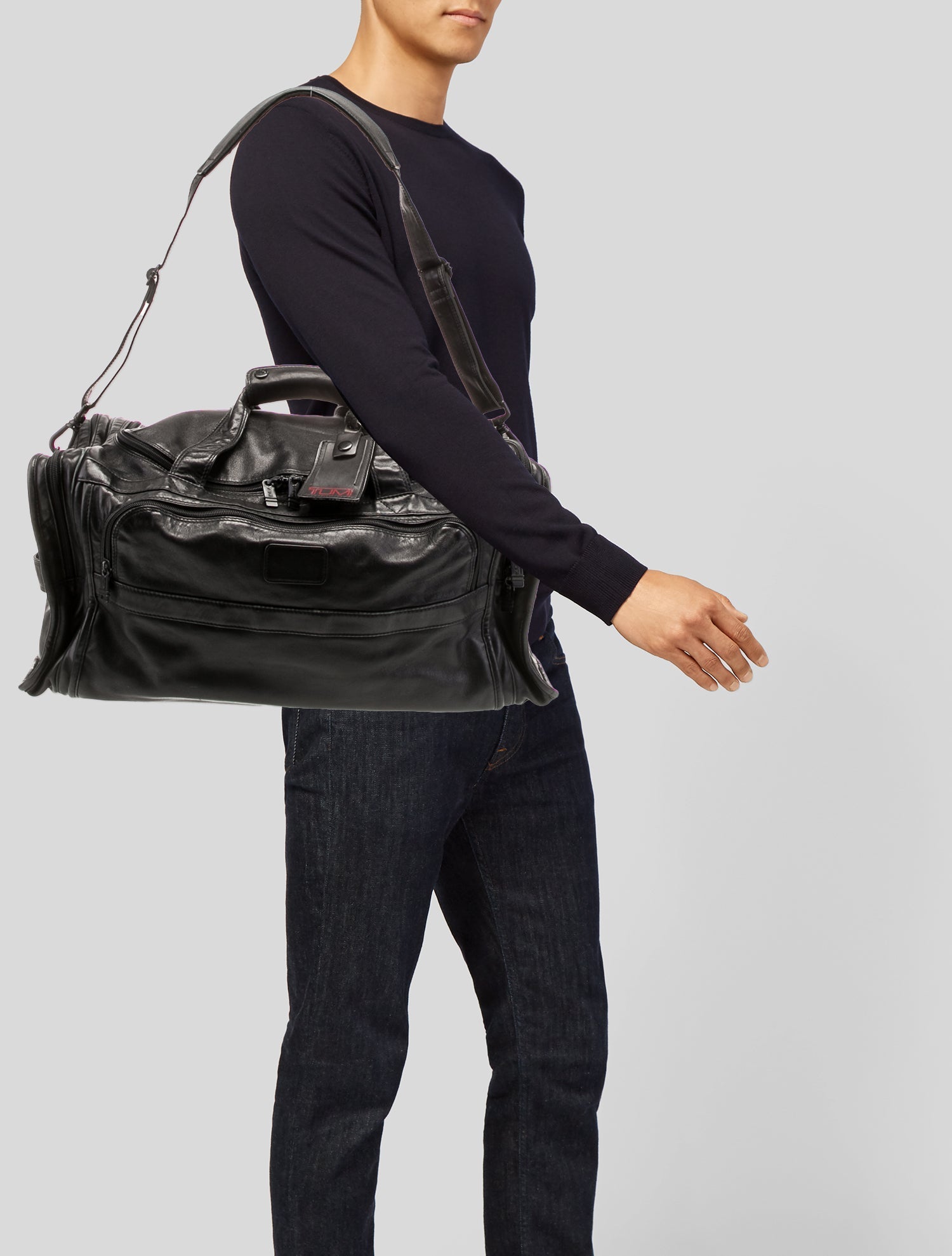 Tumi Leather Carry-On