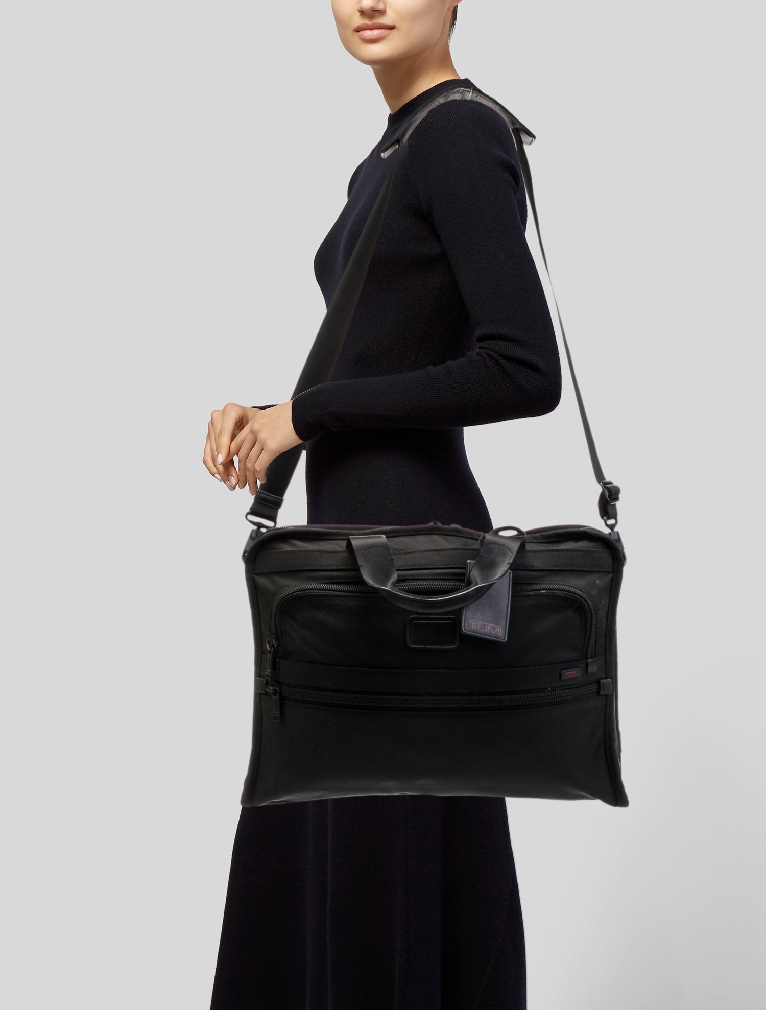 Tumi Canvas Briefcase