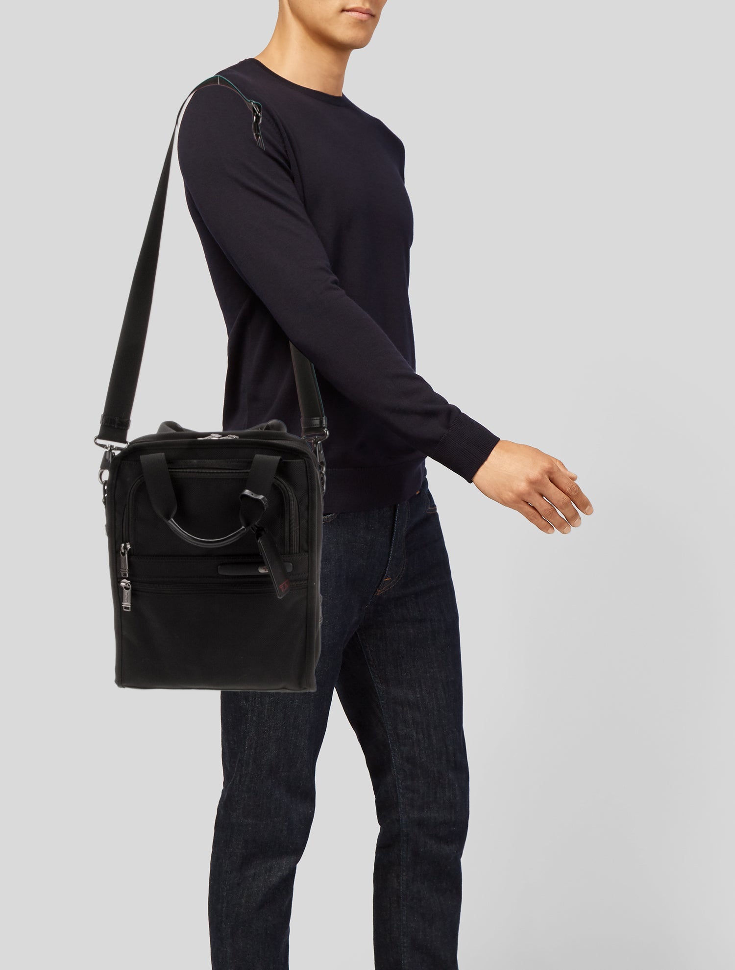 Tumi Canvas Messenger Bag