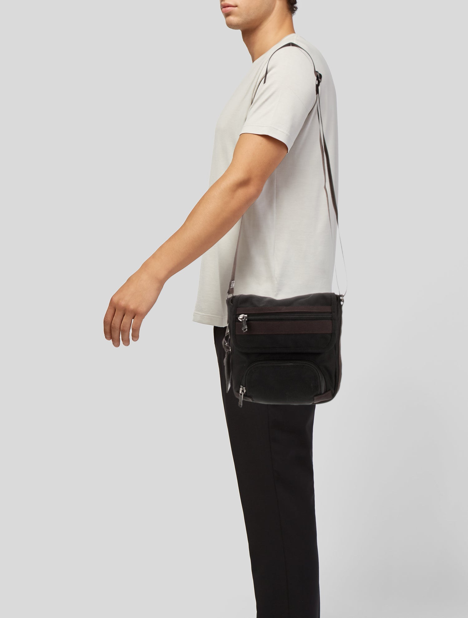 Tumi Canvas Messenger Bag