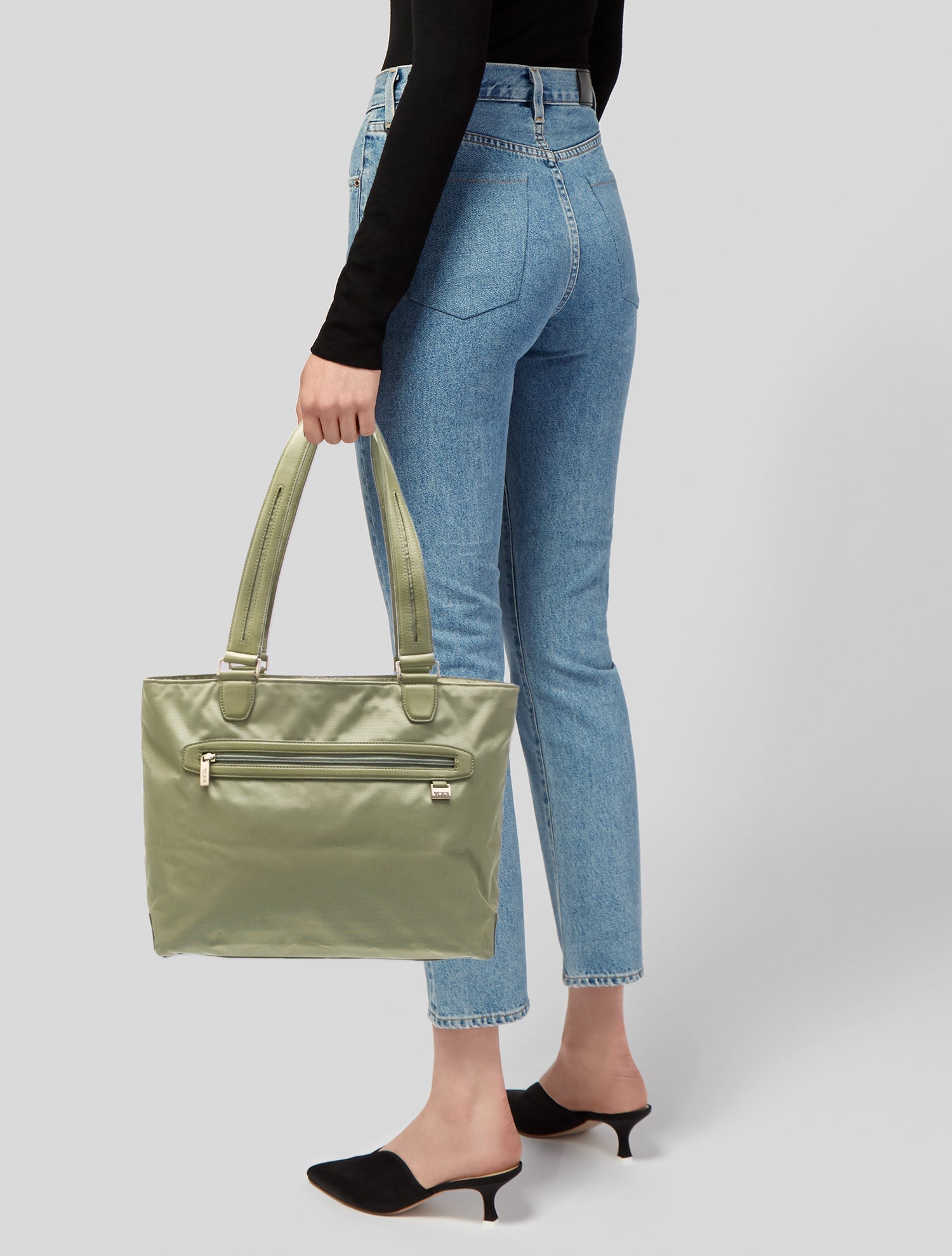 Tumi Canvas Shoulder Bag