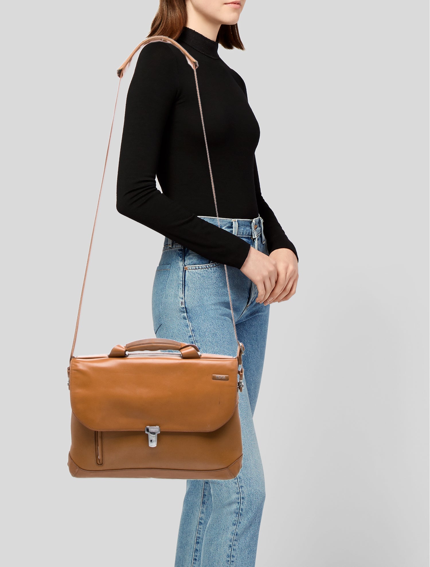 Tumi Leather Briefcase