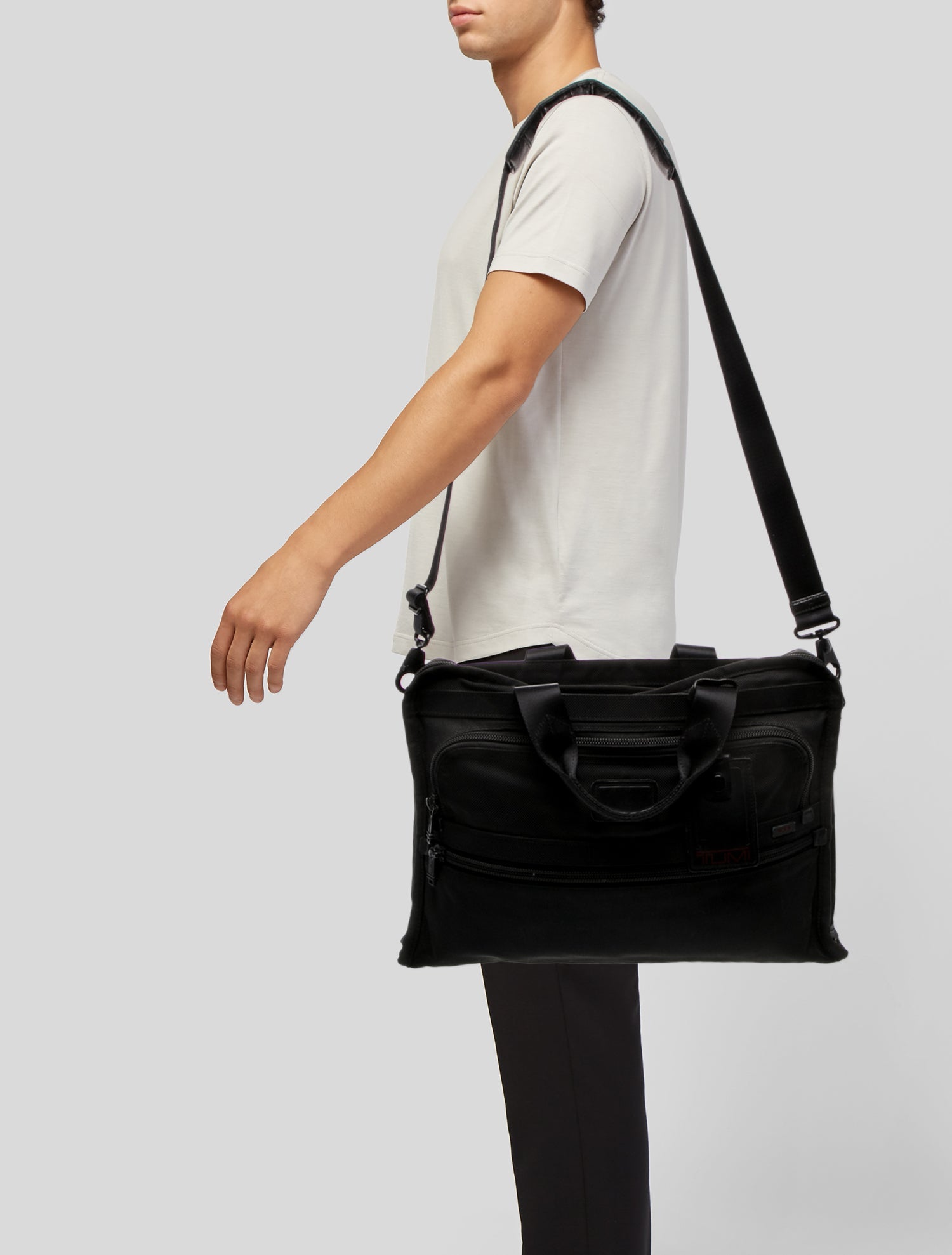 Tumi Canvas Briefcase