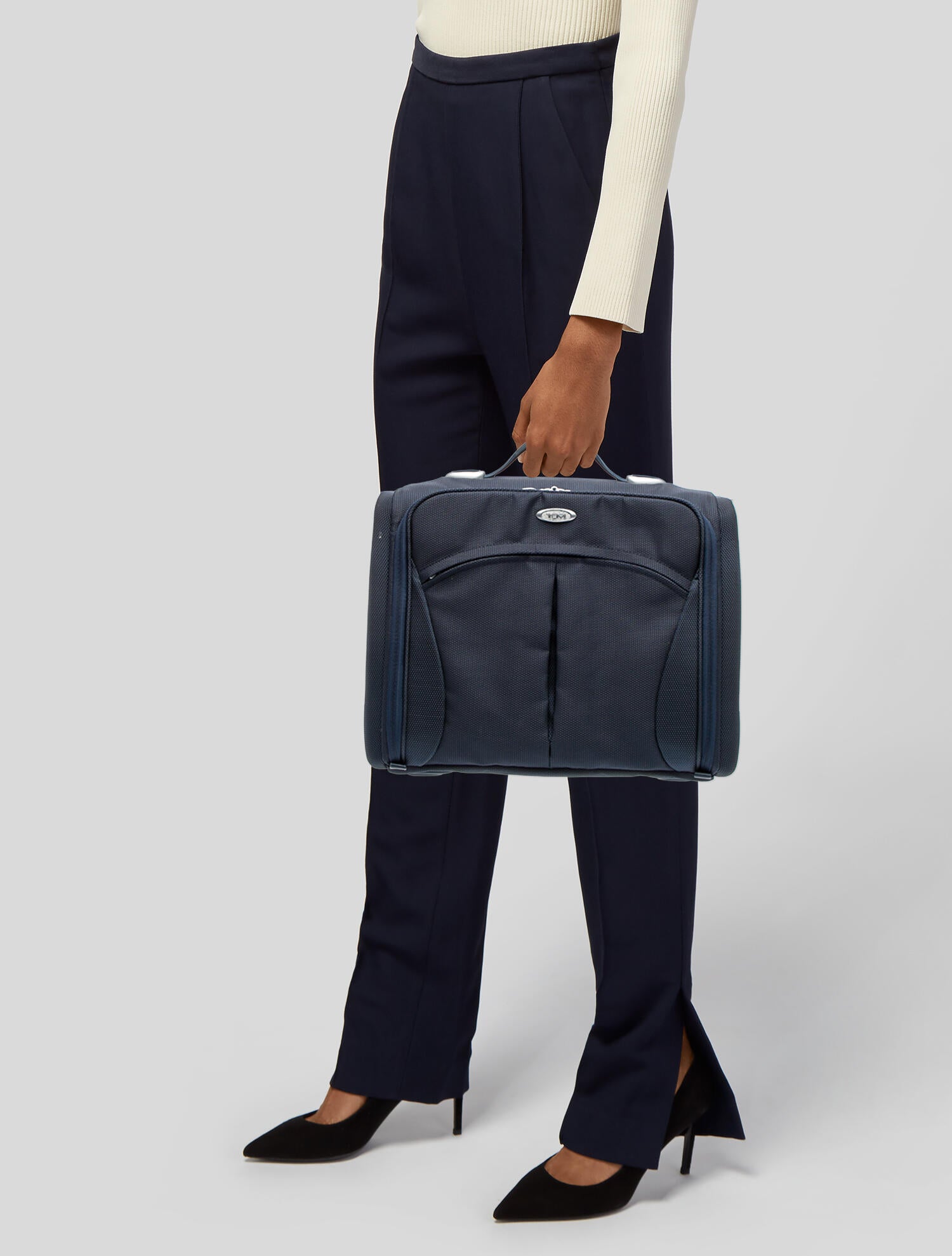 Tumi Canvas Suitcase