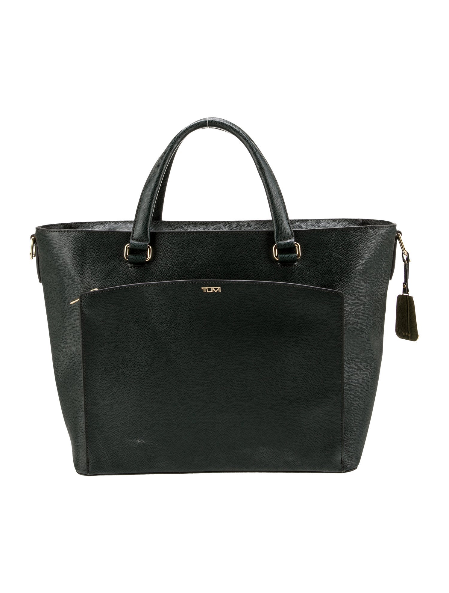 Tumi Leather Top Handle Bag
