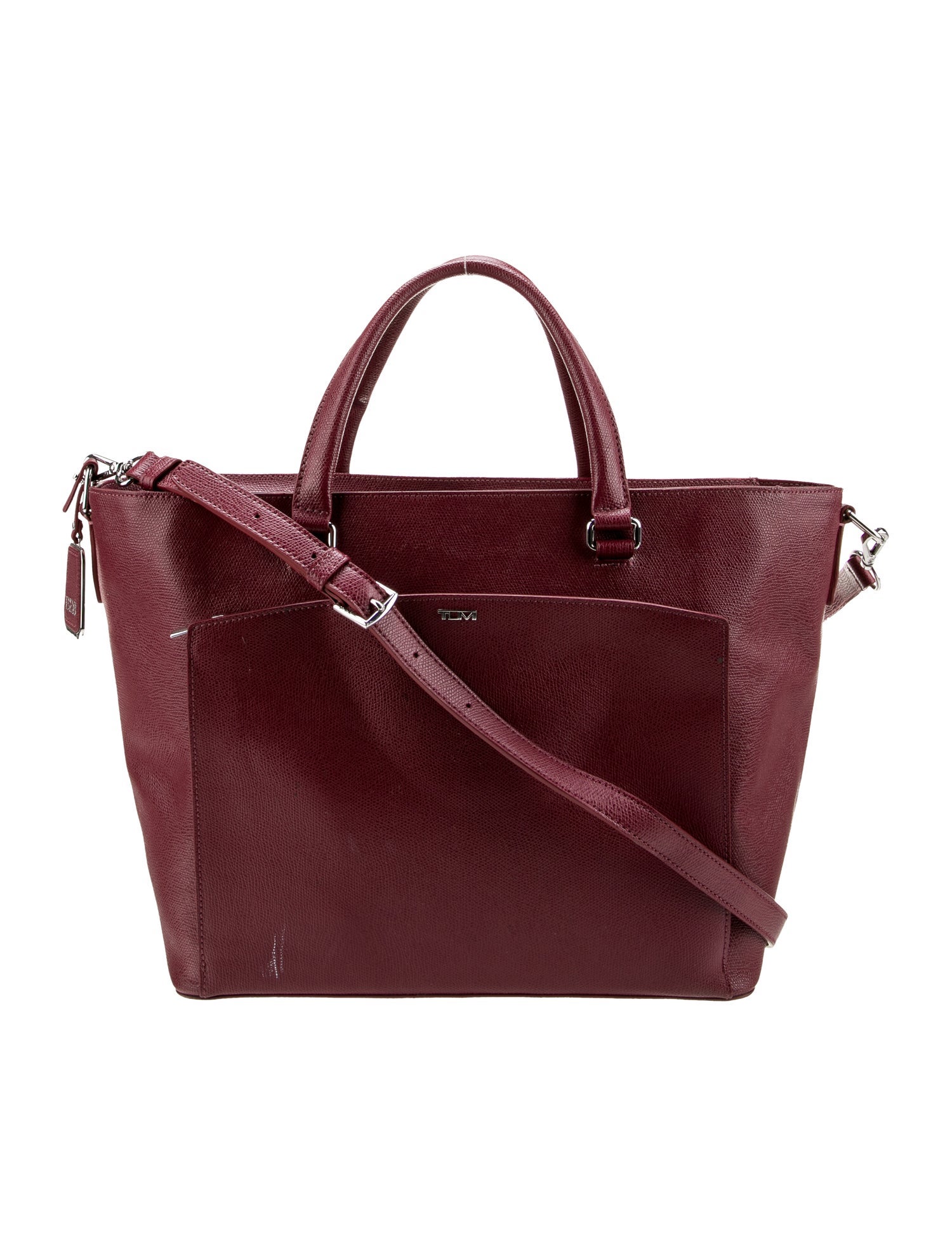 Tumi Leather Top Handle Bag
